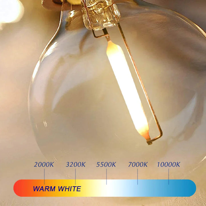 Lisslune | G40 bulbs, E12, 5 V, 110 V, 220 V, 1 W, plastic globe bulbs, string lights, for indoor and outdoor use, terrace, home, garden, decoration, warm white