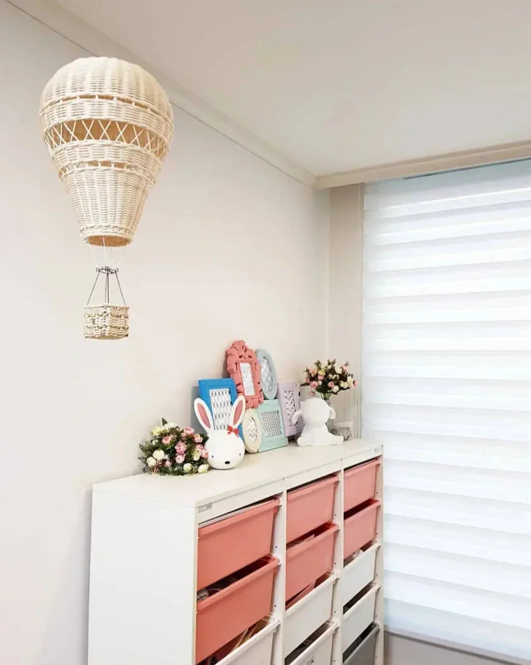 Lisslune | Handcrafted Rattan Woven Balloon Mobile Ornament