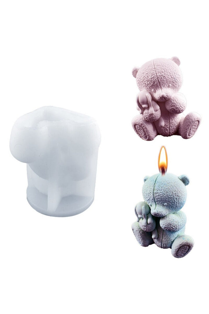 Lisslune | Bear-shaped candle mold