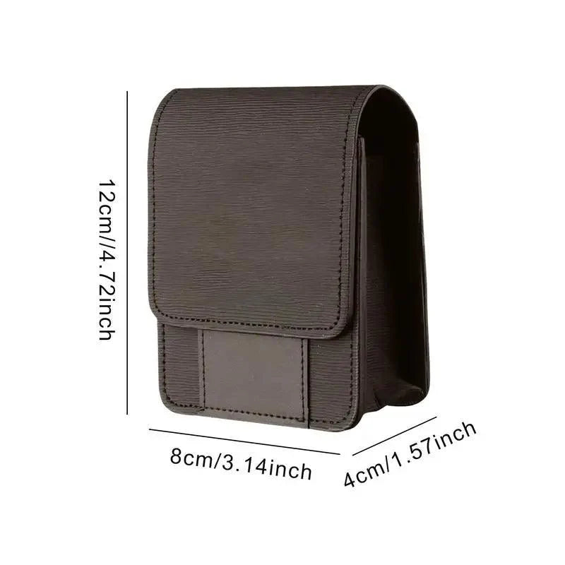 Lisslune | Luxurious waterproof golf rangefinder leather case with magnetic closure