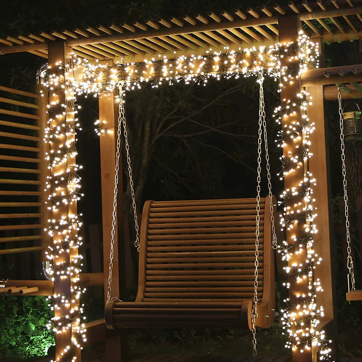 Lisslune | LumaLine Christmas Lighting – 10 Meter LED Light Rope with 1000 Warm White Lights for Indoor and Outdoor