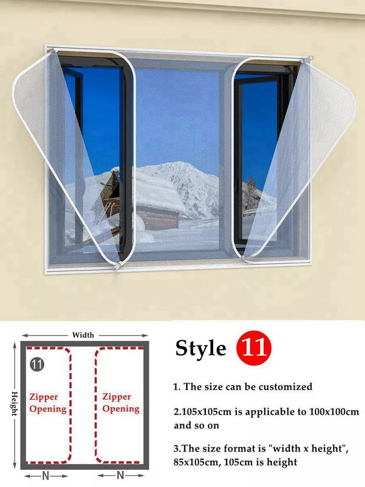 Lisslune | Winter Wrap Double Layer Windproof Self-Adhesive Zipper Film