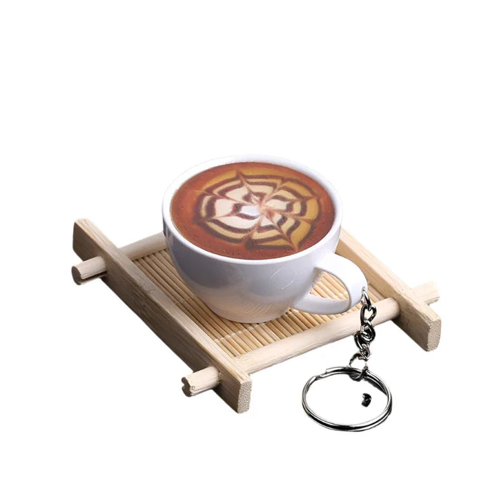 Lisslune | Charming miniature resin coffee and tea cup display model for playful decoration