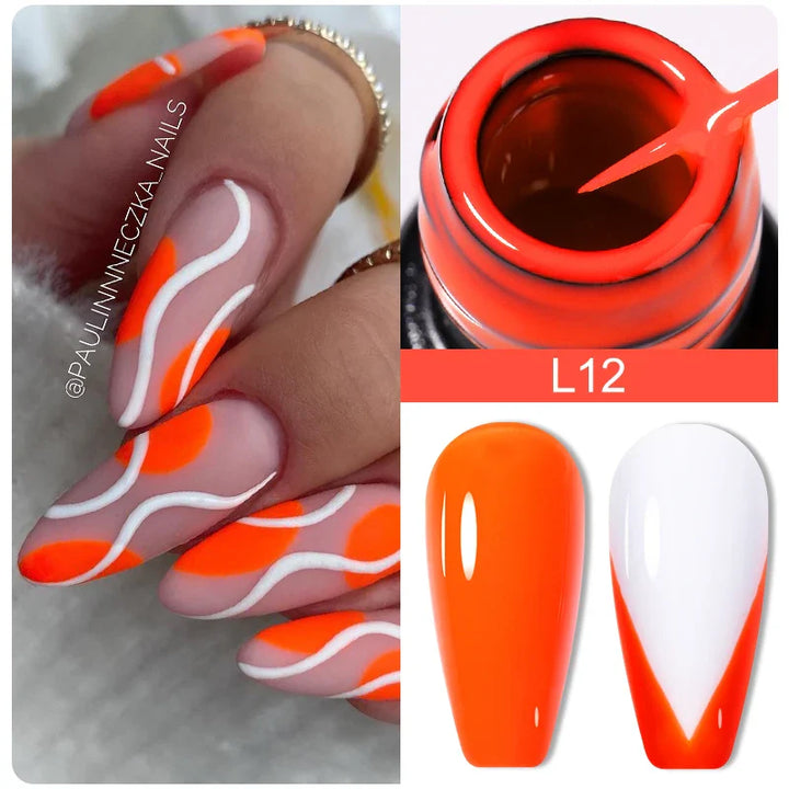 Rynx | 5ml Colorful Reflective Liner Gel Nail Polish Super Bright Painting Glitter Gel Graffiti Stripe Design Polish Manicure