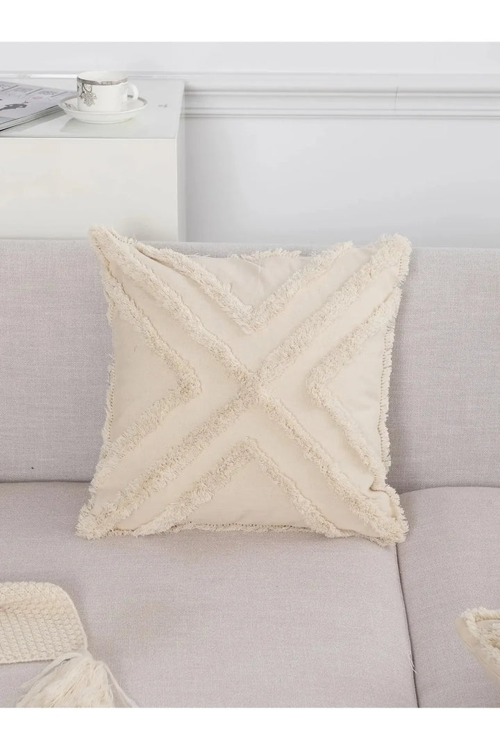 Lisslune | tufted Bohemian pillowcase