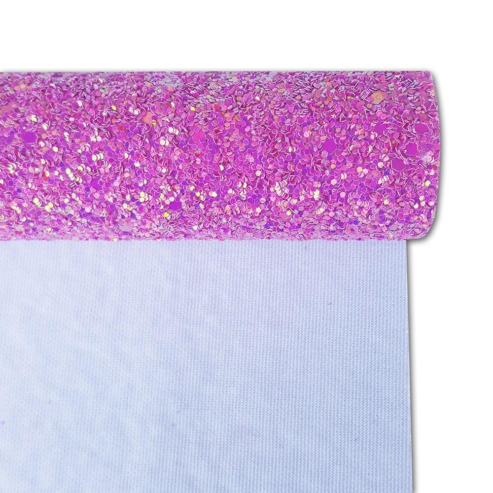 Lisslune | Glittering purple faux leather craft set for creative projects