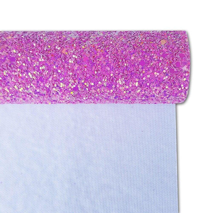 Lisslune | Glittering purple faux leather craft set for creative projects