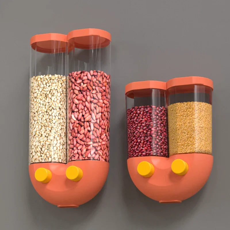 Lisslune | Clear View Wall-Mounted Multi Grain Dispenser