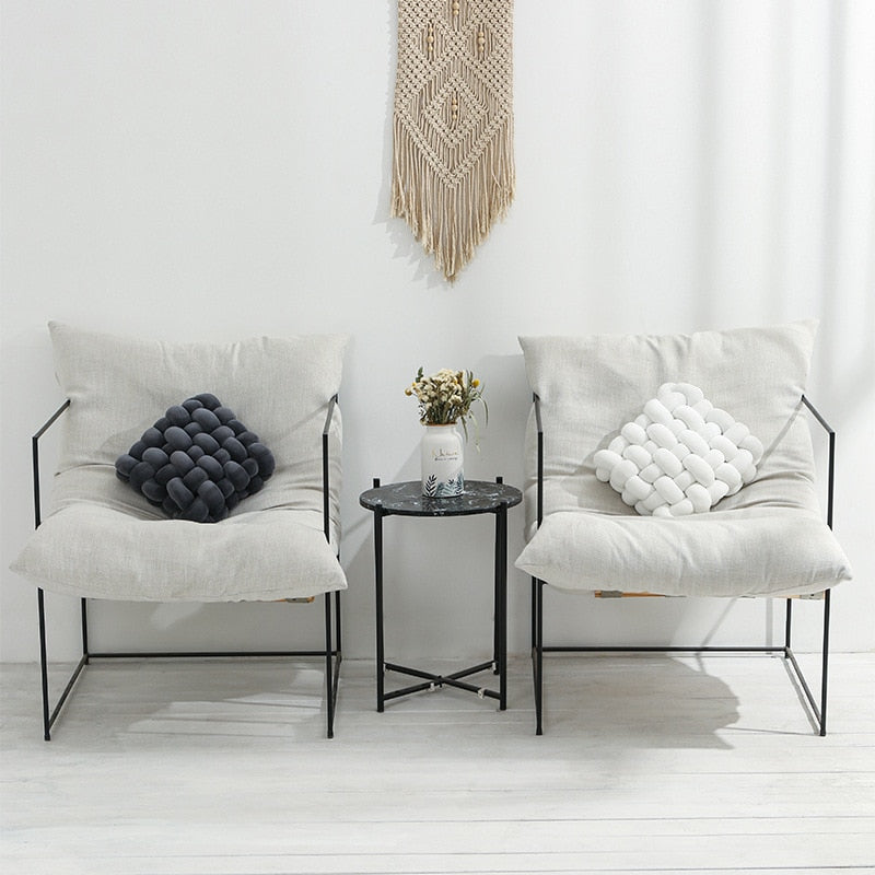 Lisslune | Knotted Ball Decorative Pillow