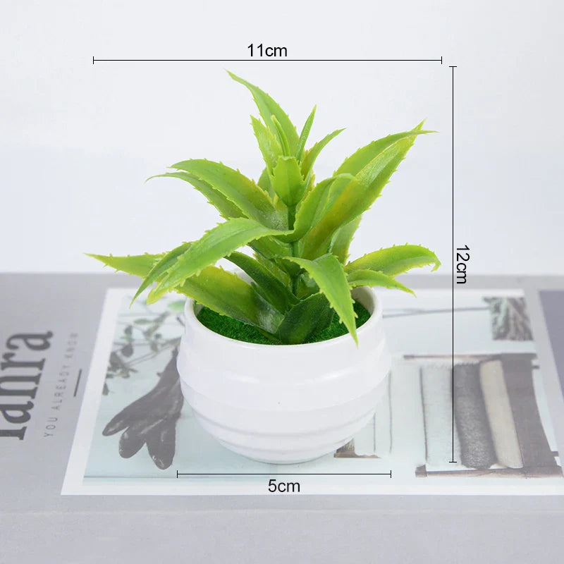 Rynx Artificial Plants Bonsai Small Tree Pot Artificial Plant Flowers Potted Plants Ornaments For Home Room Table Decoration Hotel Garden Decor