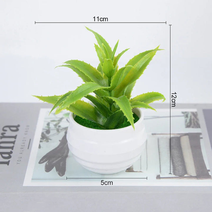 Rynx Artificial Plants Bonsai Small Tree Pot Artificial Plant Flowers Potted Plants Ornaments For Home Room Table Decoration Hotel Garden Decor