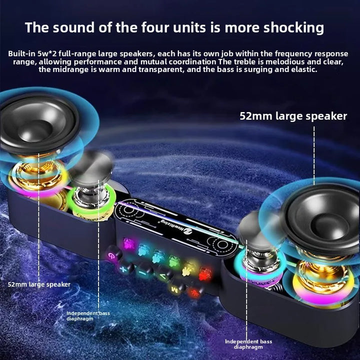 Lisslune | Mechanical Wireless Colorful RGB Speaker
