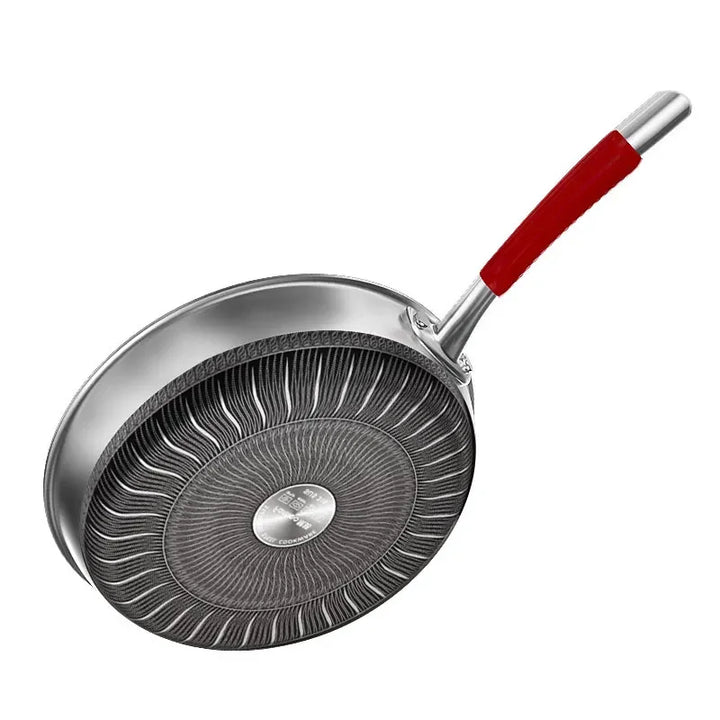 Lisslune | Safe Cook Nonstick Antibacterial Stainless Steel Pan