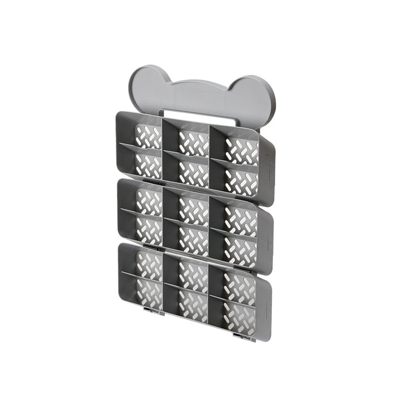 Lisslune | Self-Adhesive Stackable Wall Cloth Organizer Shelf
