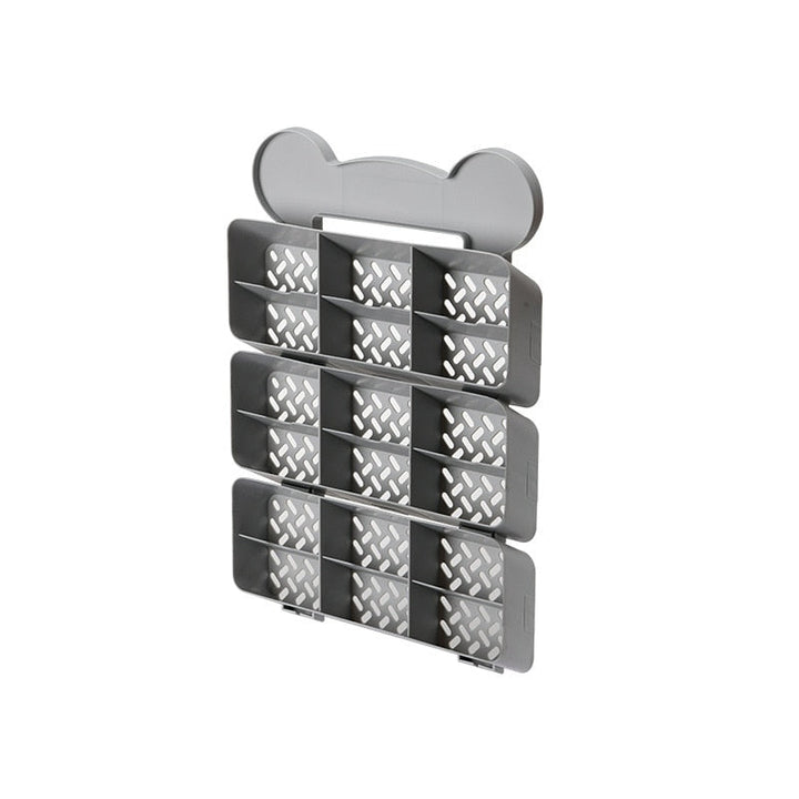 Lisslune | Self-Adhesive Stackable Wall Cloth Organizer Shelf