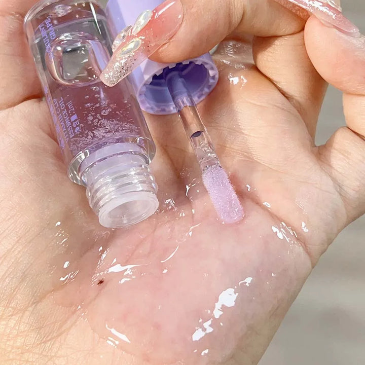 Rynx | Crystal Jelly Lip Oil Long-lasting moisturizing plumping liquid lipstick Clear lip tint hydrating non-sticky mirror lip gloss makeup