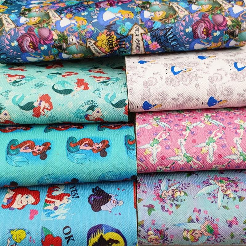 Lisslune | Magical Mermaid Fairy Fantasy Kunstleder Craft Sheet - A4 DIY Base