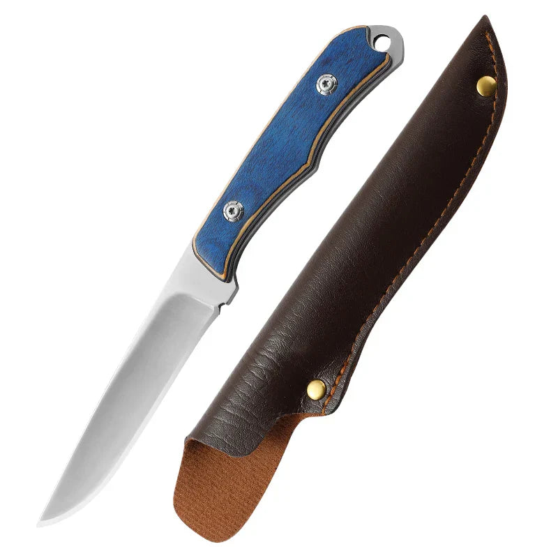 Lisslune | Stainless Steel Durable Wood Handle Knife