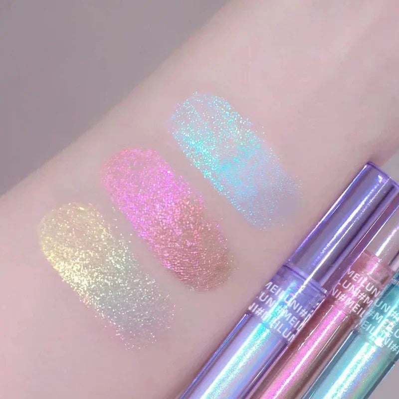 Rynx | Multichrome shimmer eyeshadow glitter highlighter liquid eyeshadow chameleon eye makeup high gloss pearl shiny eyeshadow