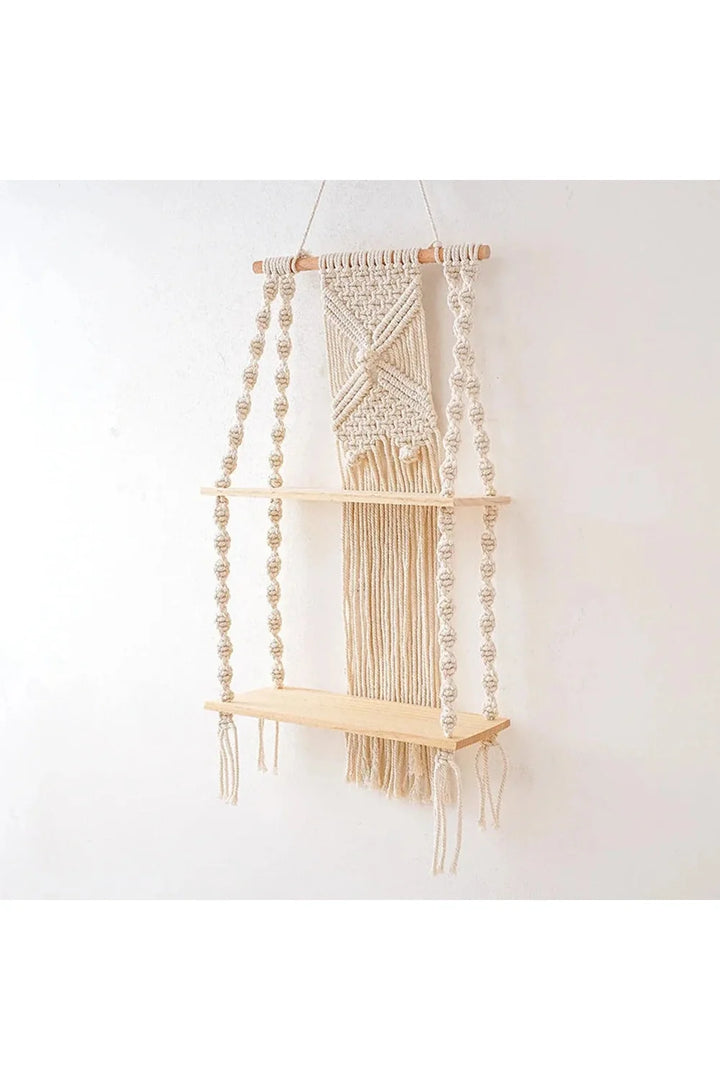 Lisslune | Macrame Hanging Shelf