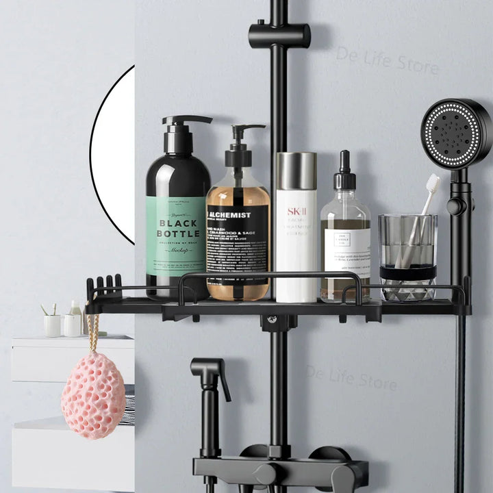 Lisslune | ExtendShelf Expandable Cabinet Organizer with Drawer – Adjustable and Space-Saving