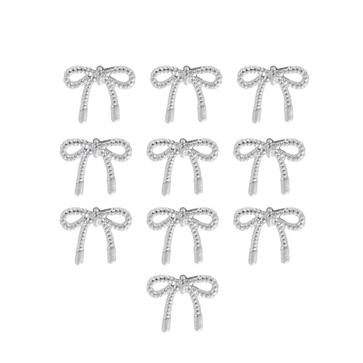 Rynx | 10 Pieces Alloy Snake Butterfly Nail Charms Design 3D Metal Nail Art Rhinestone Decorations Jewelry Gemstone Manicure Design Accessories