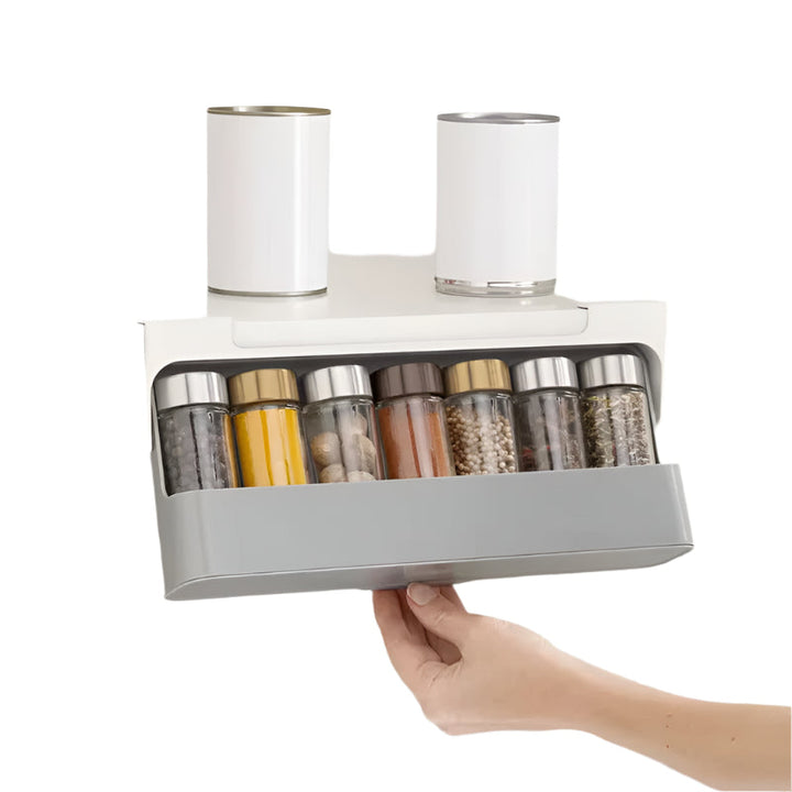 Lisslune | StickRack Self-adhesive herb organizer – Slim kitchen storage solution