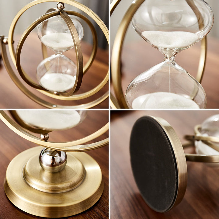 Lisslune | Time Charmer Metal Hourglass Decor