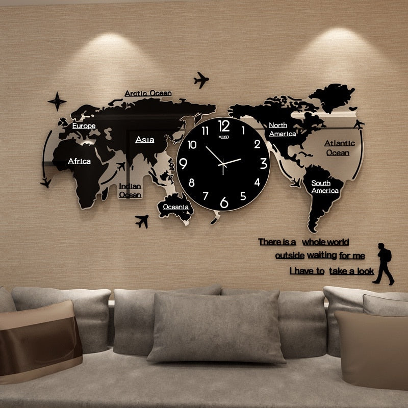 Lisslune | Artsy Time Unique Acrylic 3D DIY Wall Clock