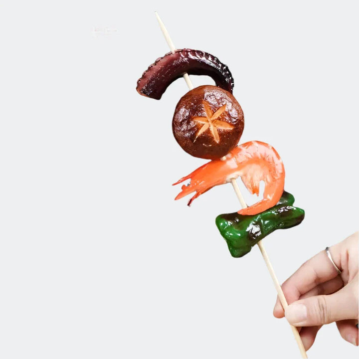Lisslune | Realistic Barbecue Simulation Skewers for Creative Cooking Displays and Fun Play