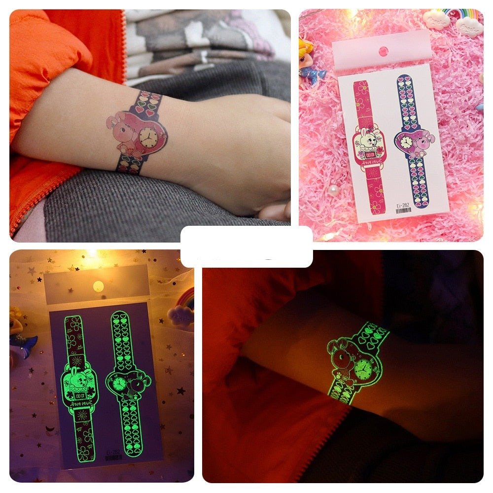 Lisslune | Luminous, washable watch tattoo stickers