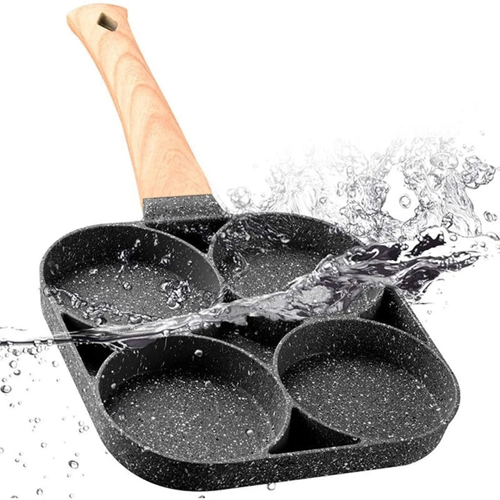 Lisslune | Mirror frying pan with 4 compartments
