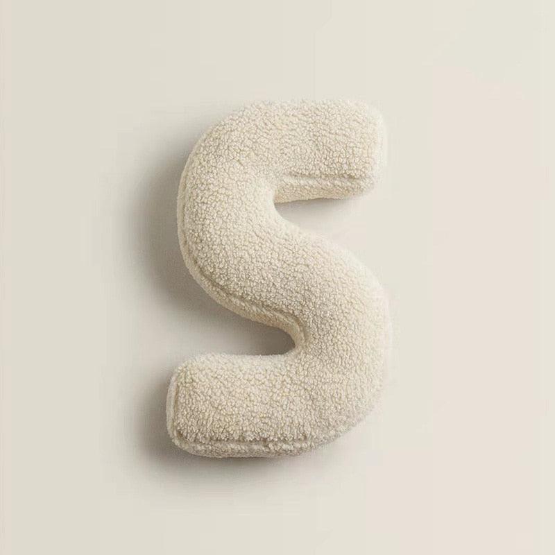 Lisslune | Delightful English Letters Plush Cushion - Cozy Home Accessory