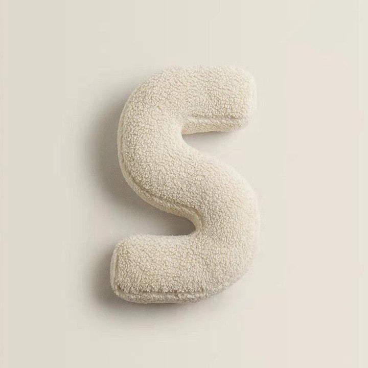 Lisslune | Delightful English Letters Plush Cushion - Cozy Home Accessory