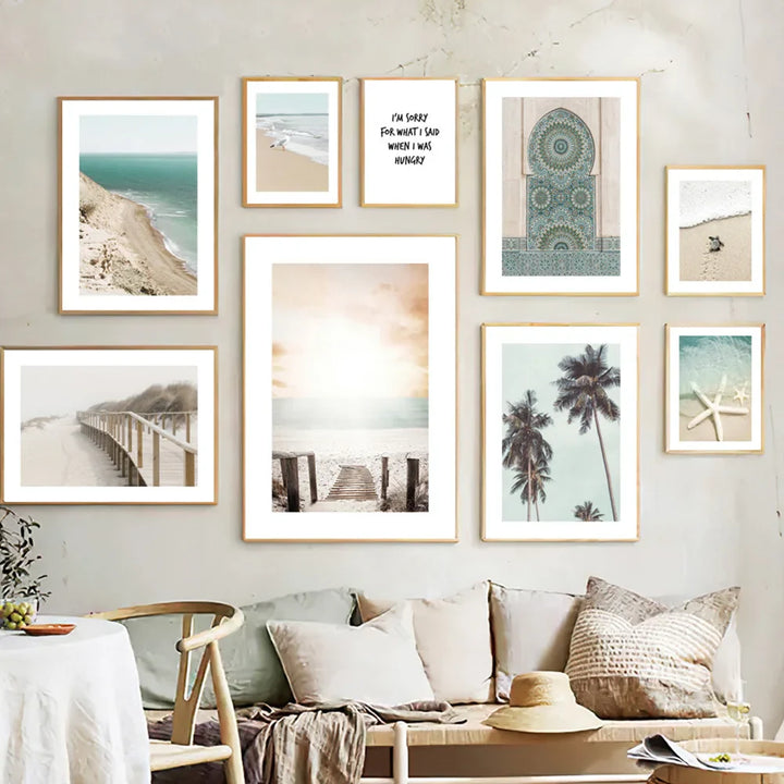 Lisslune | Beach Canvas Poster