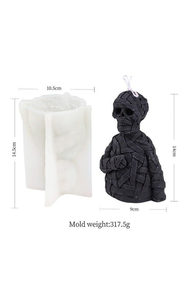 Lisslune | Skull Creepy Candle Shape