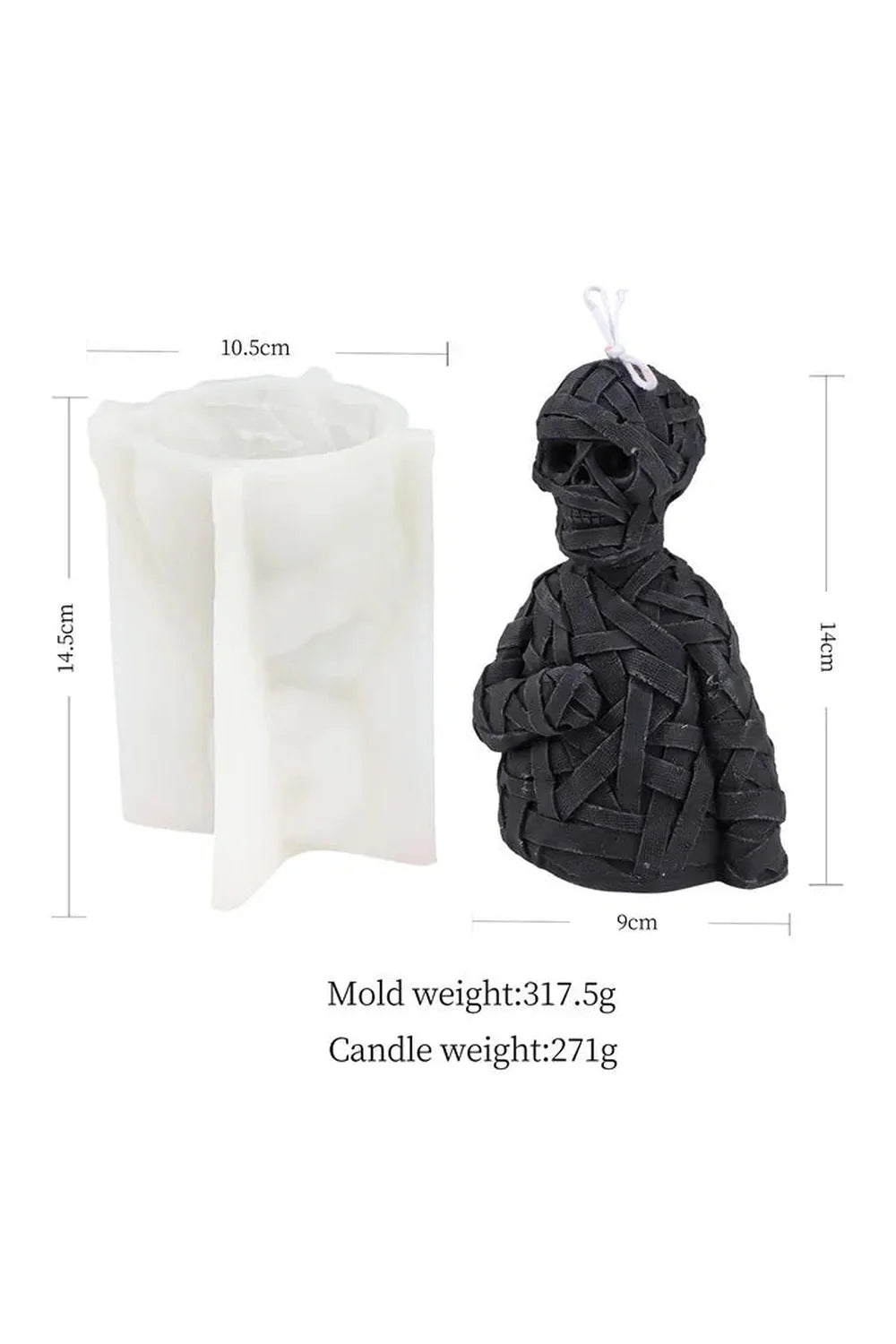 Lisslune | Skull Candle Mold DIY