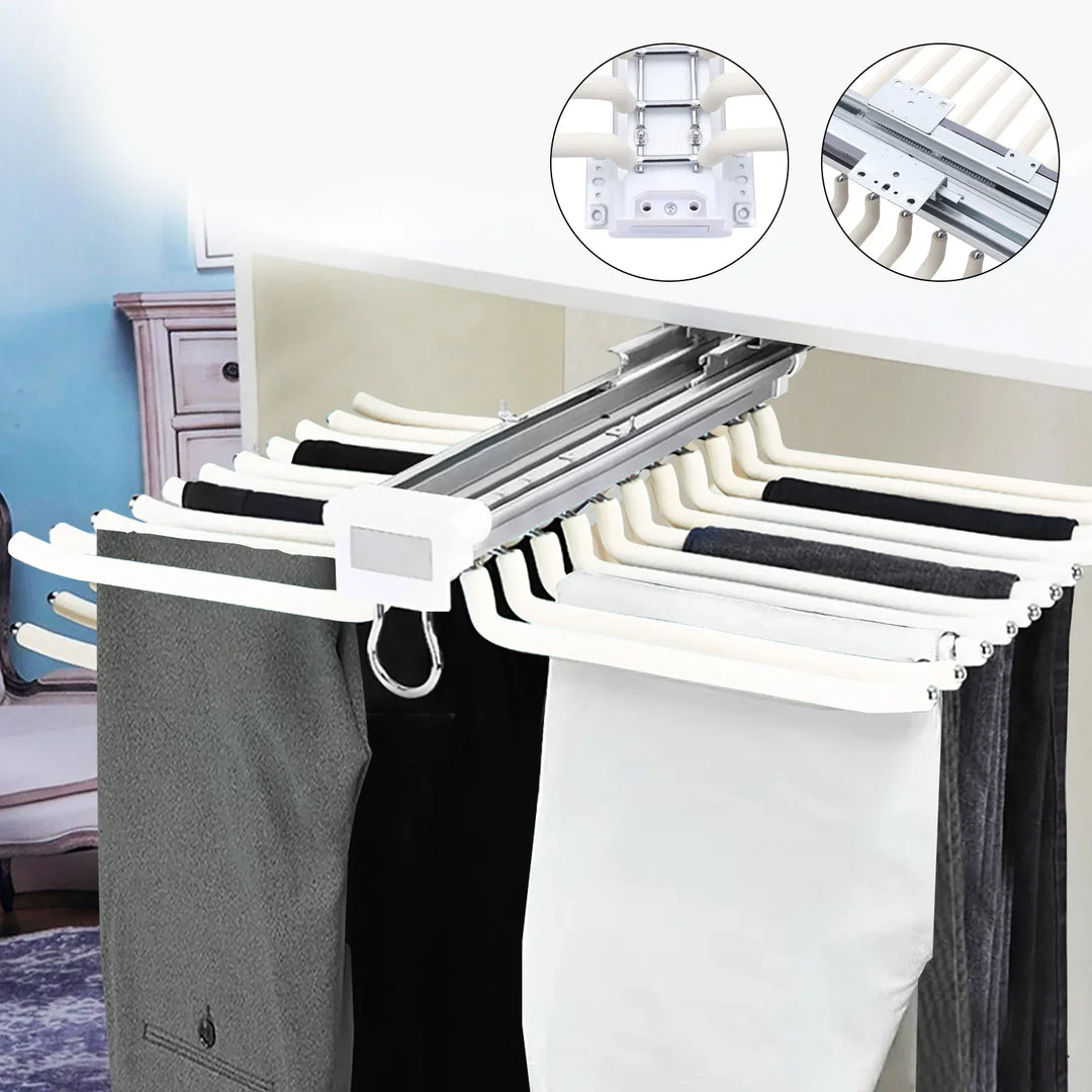 Lisslune | Smart Slide-Out Rail Cloth Organizer