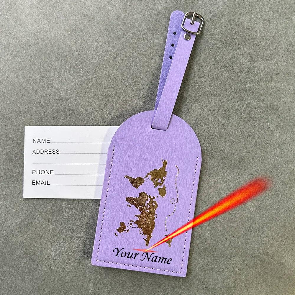 Lisslune | Custom engraved passport holder for adventurous couples - Elegant travel essential