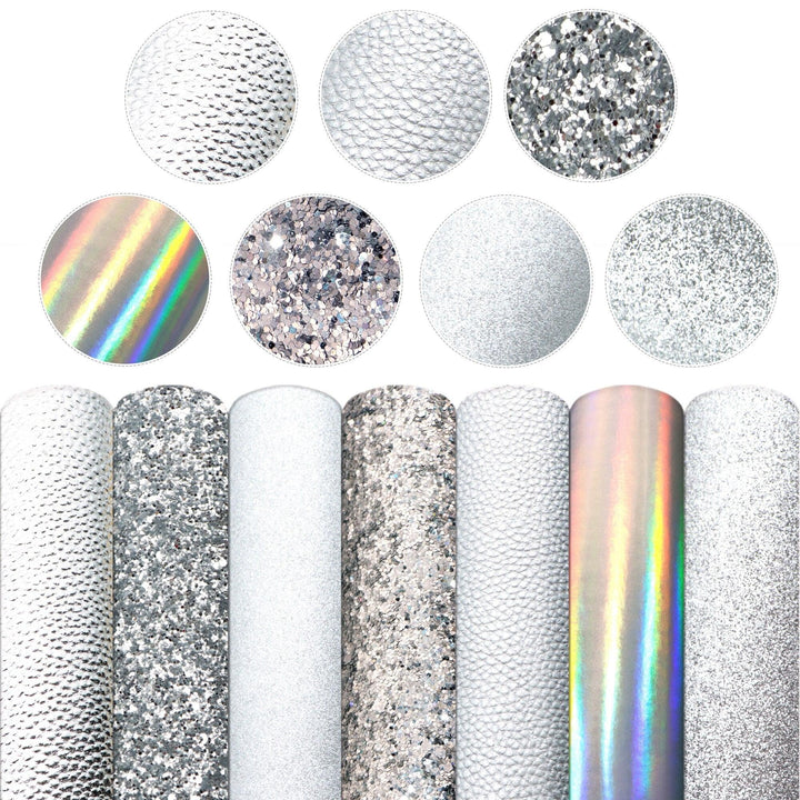 Lisslune | Elegant fish scale dot faux leather craft kit for creative projects
