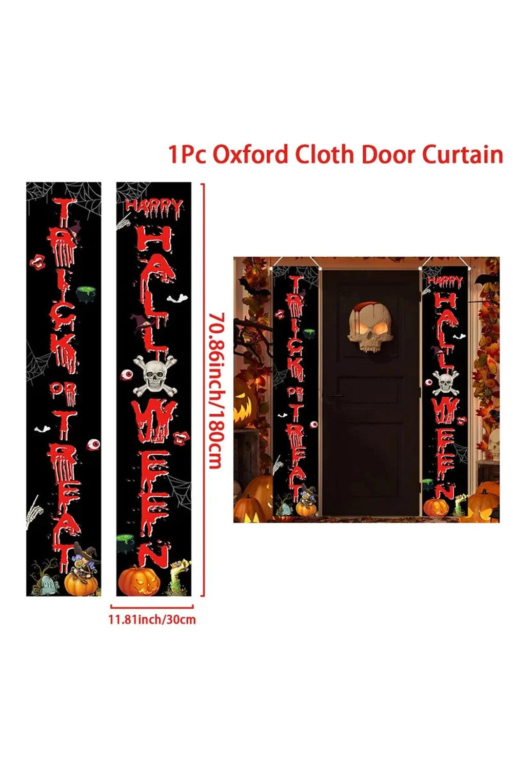Lisslune | Halloween Trick-or-Treat Tapestry