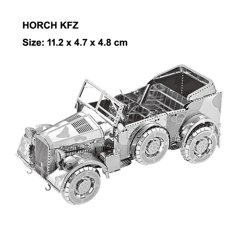Lisslune | 3D Metal Race Model Building Kit for Creative Teens and Adults