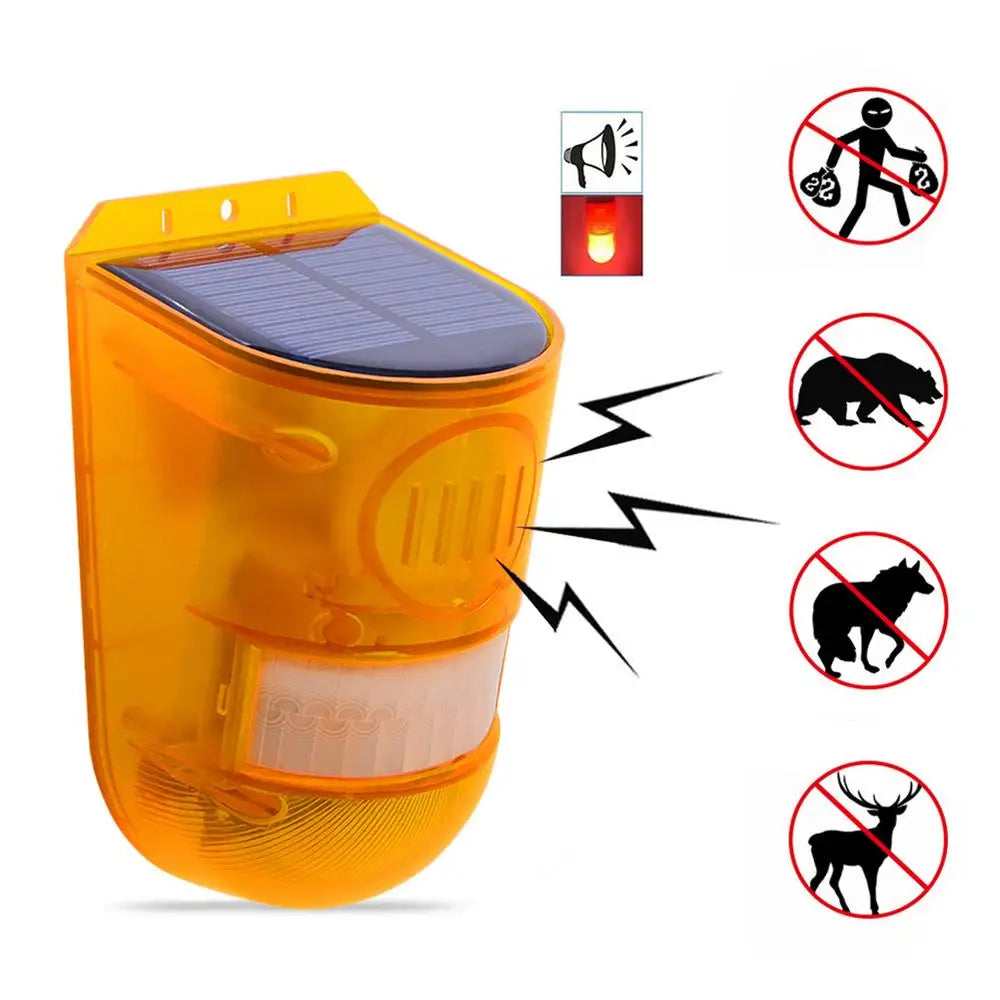 Lisslune | Solar-powered animal repeller with alarm – Effective protection against animals