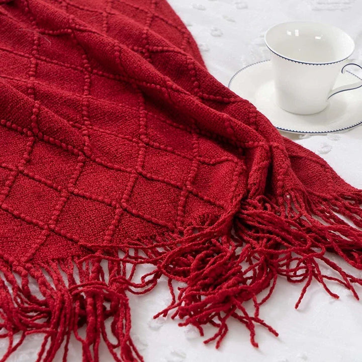 Lisslune | Diamond Fringe Blanket