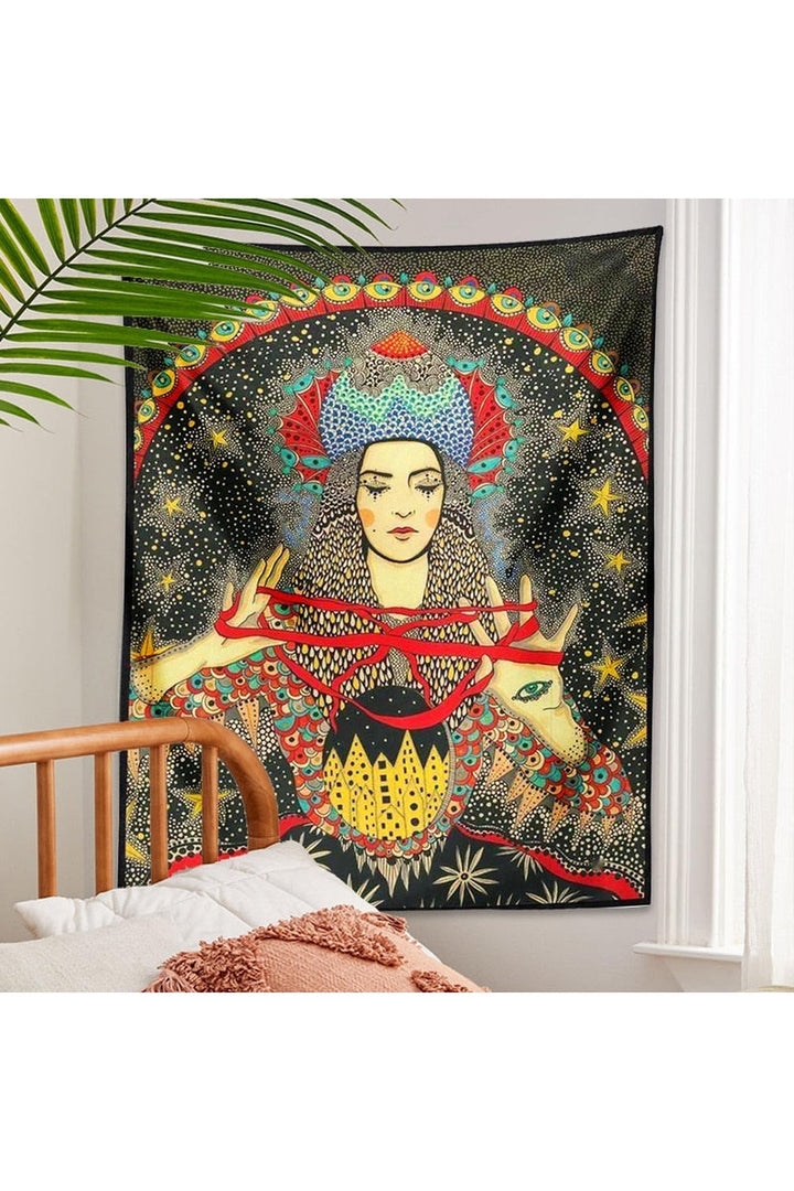 Lisslune | To The Girl Psychedelic Tapestry