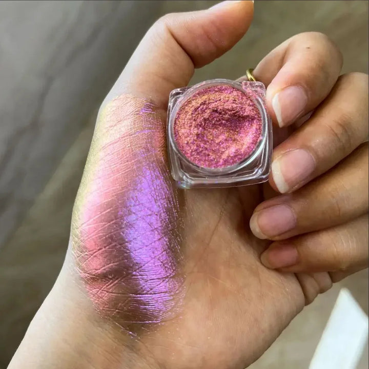 Rynx | 1Box Chameleon Polarized Neon Nail Art Powder Aurora Chrome Mica Pigment Dust Pearl For Makeup Eyeshadow Manicure Powder