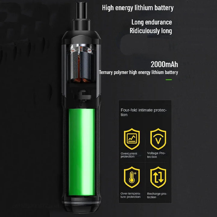 Lisslune | Mini Cordless Rechargeable Electrical Screwdriver Drill Tool Set