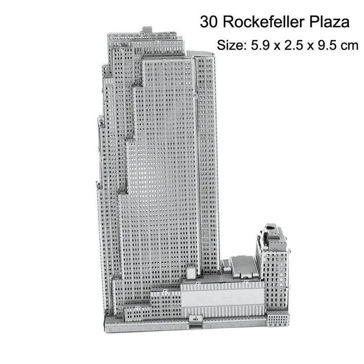 Lisslune | Global Landmark 3D Metal Puzzle Set: Construct and Explore Iconic Structures