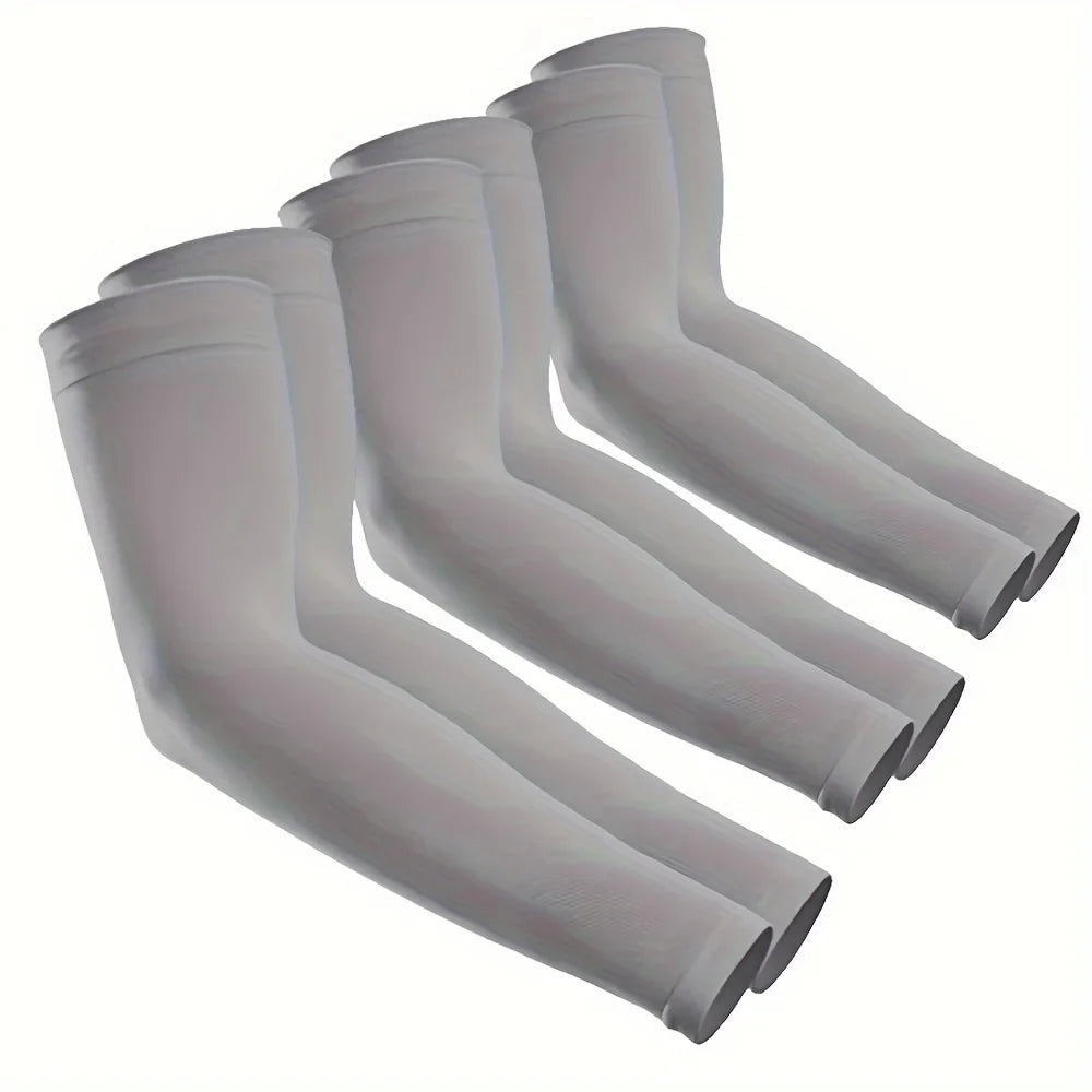 Rynx | 3 Pair Unisex Sun Protection Arm Sleeves Breathable Cooling Arm Guards for Outdoor Activities Cycling Running Mountaineering