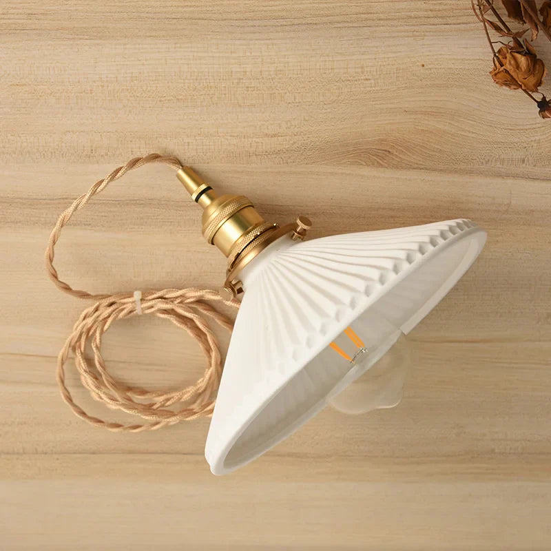 Lisslune | Nordic Ceramic Ceiling Light in Japanese Style